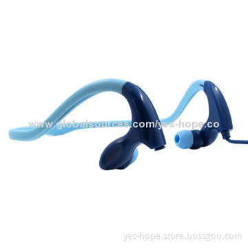 Colorful Neckband MP3 Sports Stereo Headphones for Mobile Phone Use, 10mm Speaker